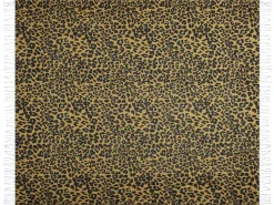 Manta Com Padrao Leopardo Castanho E Preto 130 X 170 Cm Jamune