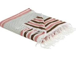 Manta Creme E Rosa 130 X 170 Cm Magar