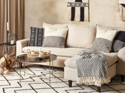 Manta De Algodao Preto E Branco 125 X 150 Cm Chyama