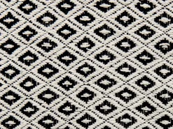 Manta De Algodao Preto E Branco 125 X 150 Cm Chyama