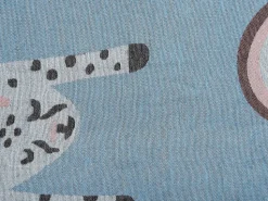 Manta Decorativa Azul 130 X 170 Cm Limgha