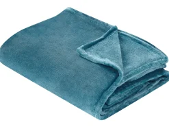 Manta Decorativa Azul 200 X 220 Cm Bayburt