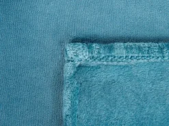 Manta Decorativa Azul 200 X 220 Cm Bayburt