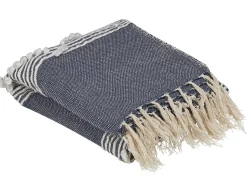 Manta Decorativa Azul Marinho 130 X 150 Cm Nemli