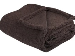 Manta Decorativa Castanha 125 X 150 Cm Mirge