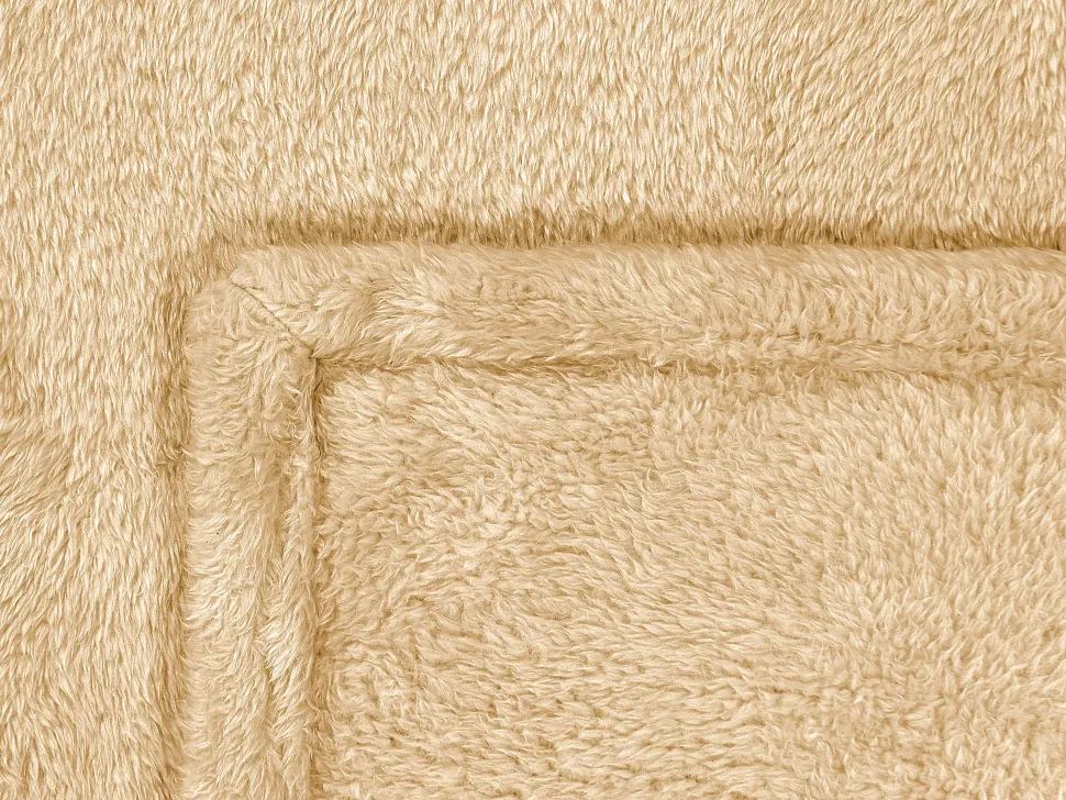 Manta Decorativa Cor De Areia 125 X 150 Cm Namdu