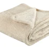 Manta Decorativa Creme 125 X 150 Cm Namdu