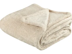 Manta Decorativa Creme 125 X 150 Cm Namdu