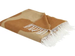 Manta Decorativa Creme 130 X 170 Cm Bangre