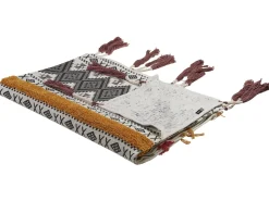 Manta Decorativa Em Algodao Multicolor 130 X 180 Cm Ambala