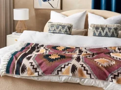 Manta Decorativa Em Algodao Multicolor 130 X 180 Cm Nagaon