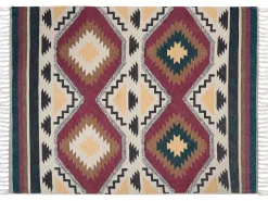 Manta Decorativa Em Algodao Multicolor 130 X 180 Cm Nagaon