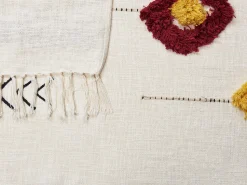 Manta Decorativa Em Algodao Multicolor 130 X 180 Cm Amroha