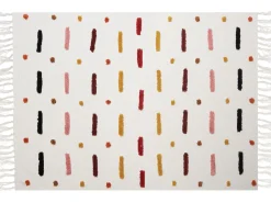 Manta Decorativa Em Algodao Multicolor 130 X 180 Cm Alappuzha