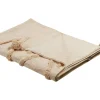 Manta Decorativa Em Algodao Creme 130 X 180 Cm Morbi