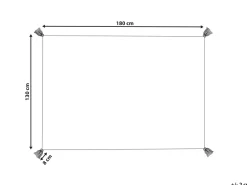 Manta Decorativa Em Algodao Creme 130 X 180 Cm Morbi