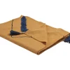 Manta Decorativa Em Algodao Laranja 130 X 180 Cm Shimla