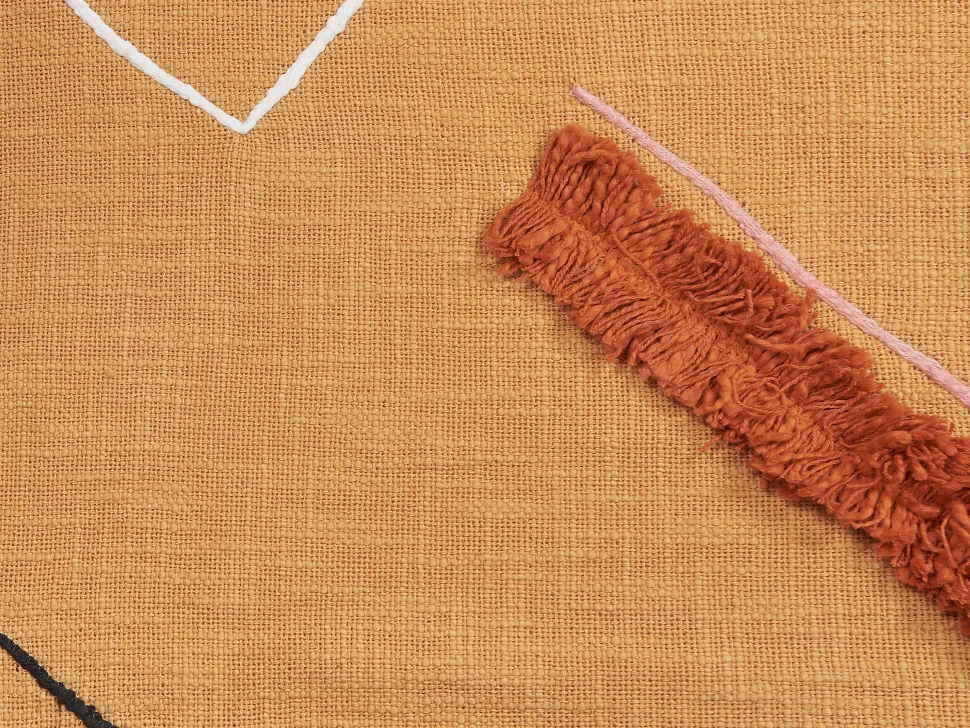 Manta Decorativa Em Algodao Laranja 130 X 180 Cm Shimla