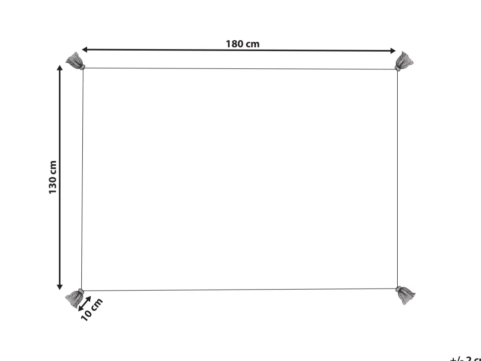 Manta Decorativa Em Algodao Laranja 130 X 180 Cm Shimla