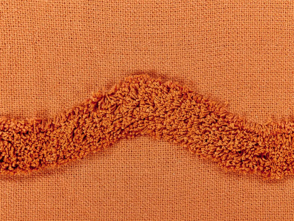 Manta Decorativa Em Algodao Laranja 125 X 150 Cm Khari