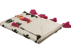 Manta Decorativa Em Algodao Multicolor 130 X 180 Cm Anand
