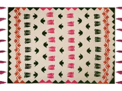 Manta Decorativa Em Algodao Multicolor 130 X 180 Cm Anand