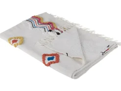 Manta Decorativa Em Algodao Multicolor 130 X 180 Cm Morena