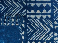 Manta Decorativa Em Algodao Azul Marinho 130 X 180 Cm Shivpuri