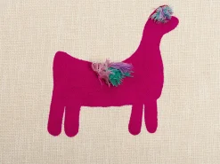 Manta Decorativa Em Algodao Creme E Rosa 130 X 180 Cm Nandyal