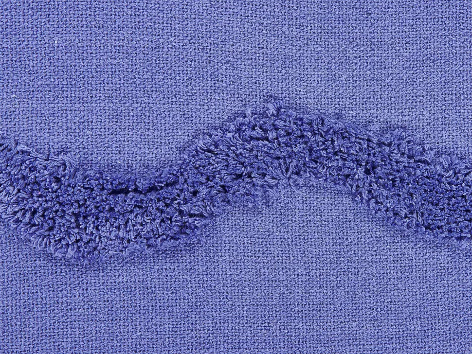 Manta Decorativa Em Algodao Roxo 125 X 150 Cm Khari