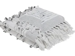 Manta Decorativa Em Cinzento Claro 130 X 150 Cm Yamalak