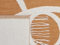 Manta Decorativa Laranja 130 X 170 Cm Palhi