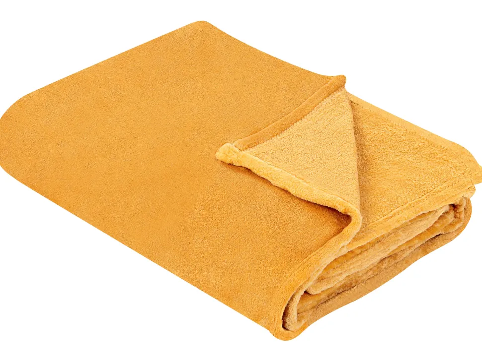 Manta Decorativa Laranja 200 X 220 Cm Bayburt