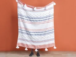 Manta Decorativa Multicolor 130 X 150 Cm Cubuk