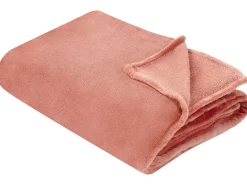 Manta Decorativa Vermelha 200 X 220 Cm Bayburt