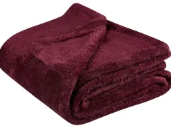 Manta Decorativa Vermelha 125 X 150 Cm Namdu