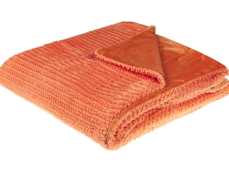 Manta Laranja 200 X 220 Cm Bjas
