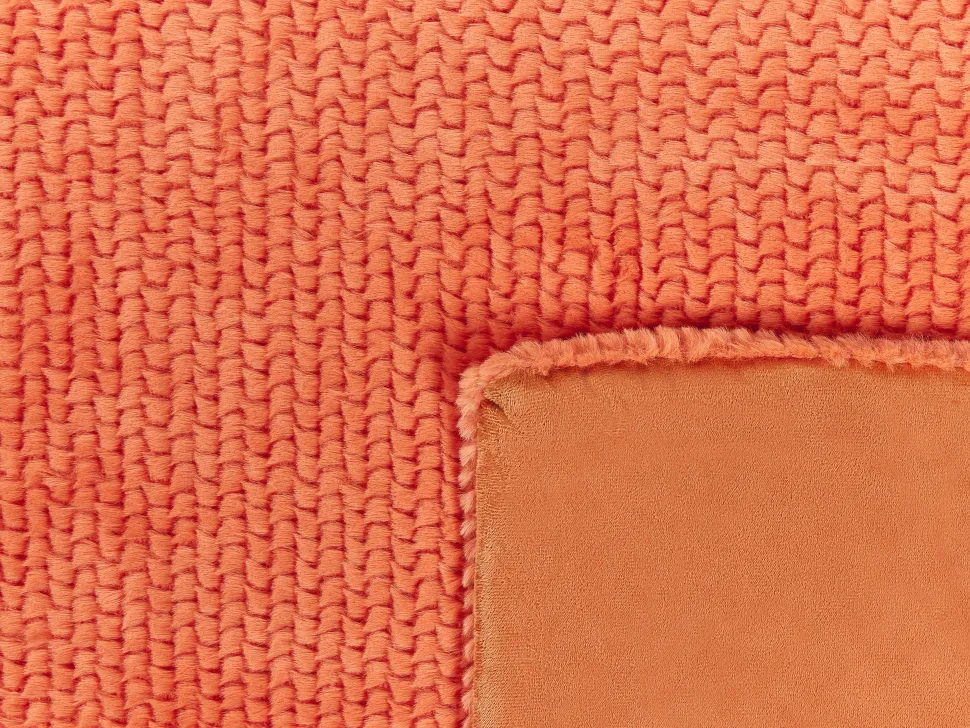 Manta Laranja 200 X 220 Cm Bjas