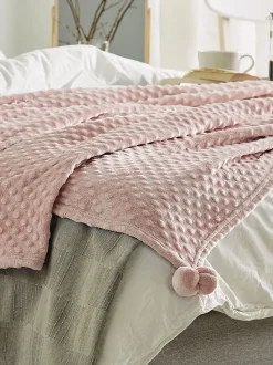 Manta Rosa 200 X 220 Cm Samur