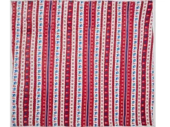 Manta Vermelha E Azul 200 X 220 Cm Reka