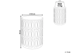 Mesa De Apoio Cinzenta Clara Deara