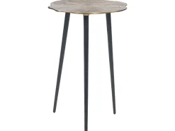 Mesa De Apoio Dourada E Preta Munnar