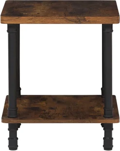 Mesa De Apoio Em Castanho Escuro Veril