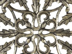 Mesa De Apoio Em Madeira Preta E Dourada Palasi