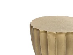 Mesa De Apoio Em Metal Dourado Ouyen