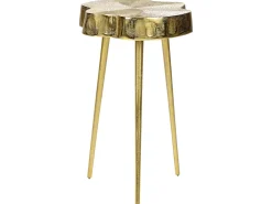 Mesa De Apoio Em Metal Dourado Taupo