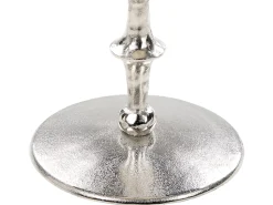 Mesa De Apoio Em Metal Prateado Meda