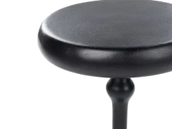 Mesa De Apoio Em Metal Preto Atapo