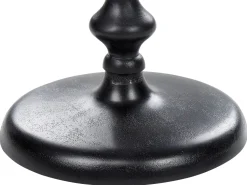 Mesa De Apoio Em Metal Preto Atapo