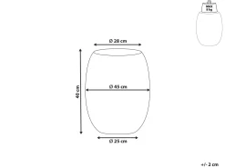 Mesa De Apoio Pequena Preta Uhana